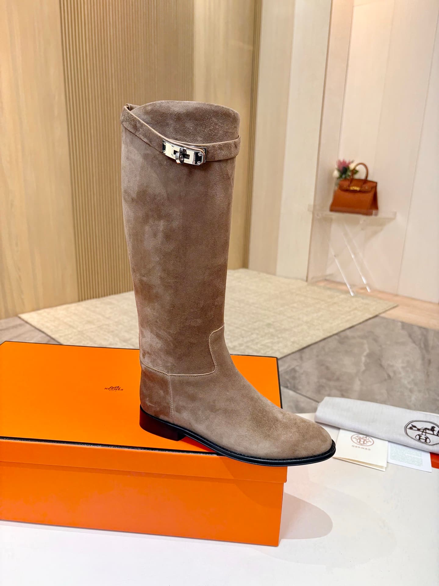 Hermès HERMESHermès Genuine leatherOutsoleOriginal VersionDeveloping uppers:Sheep Xie