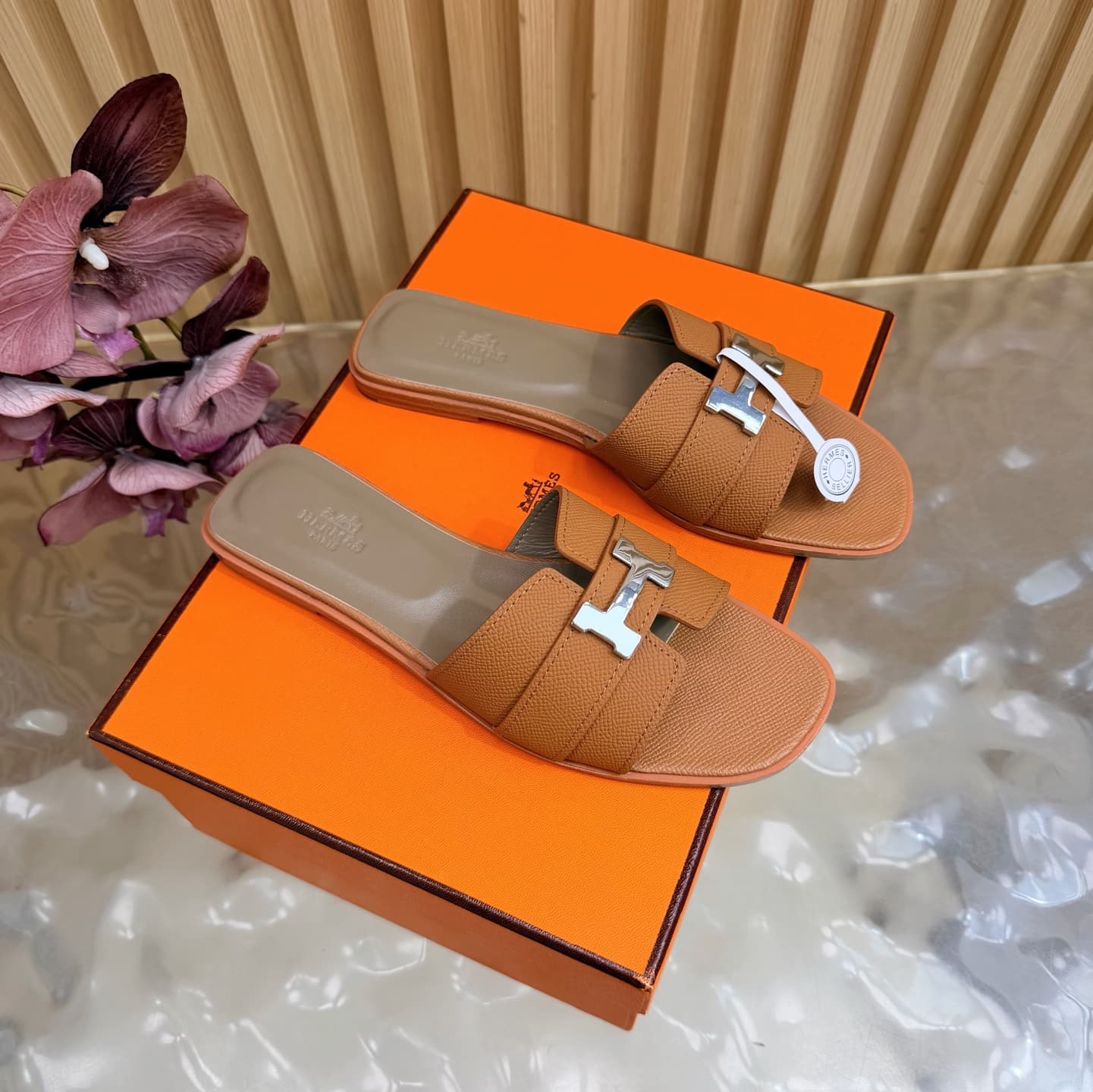 Hermès Hermes Hermès🐎 MissSandal series HA classic of the familyKellyBuckle